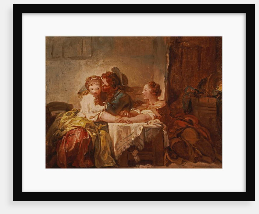 The Prize of a Kiss, 1760 by Jean-Honore Fragonard