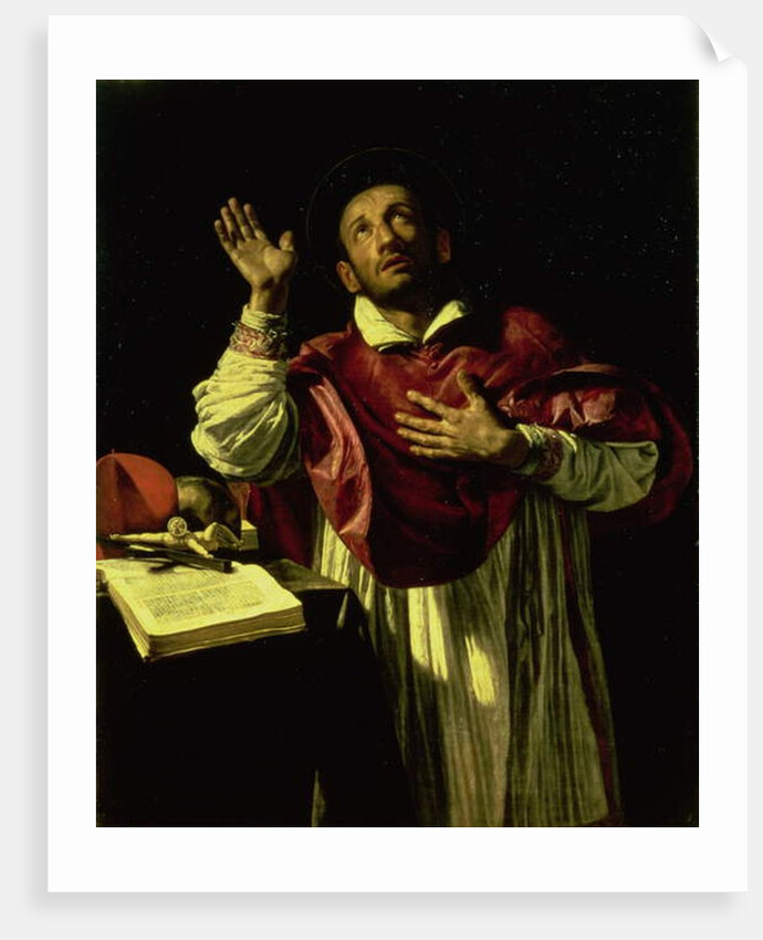 St. Carlo Borromeo, c.1610 by Orazio Borgianni