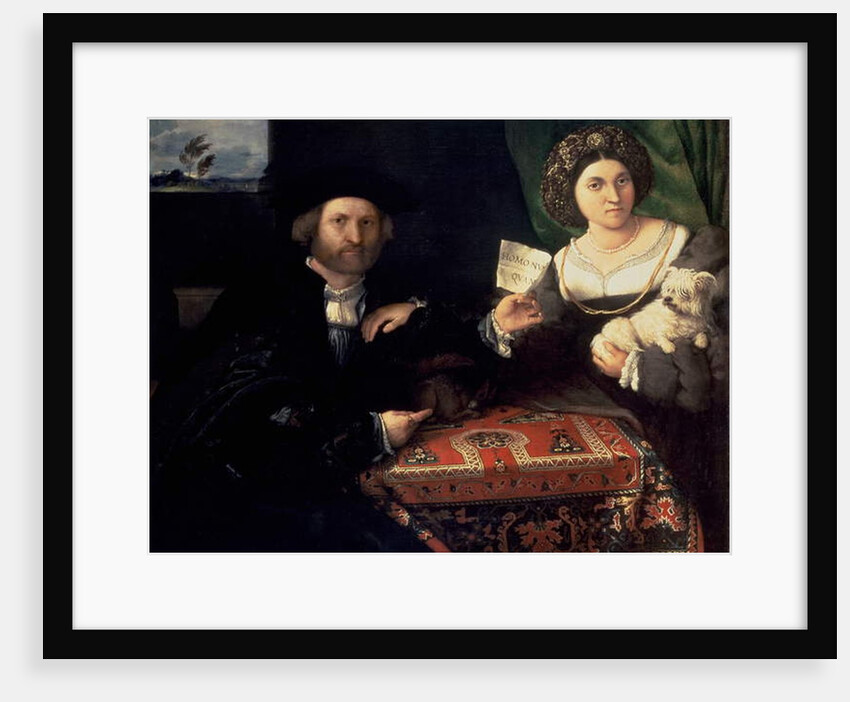 Husband and Wife, c.1523 by Lorenzo Lotto