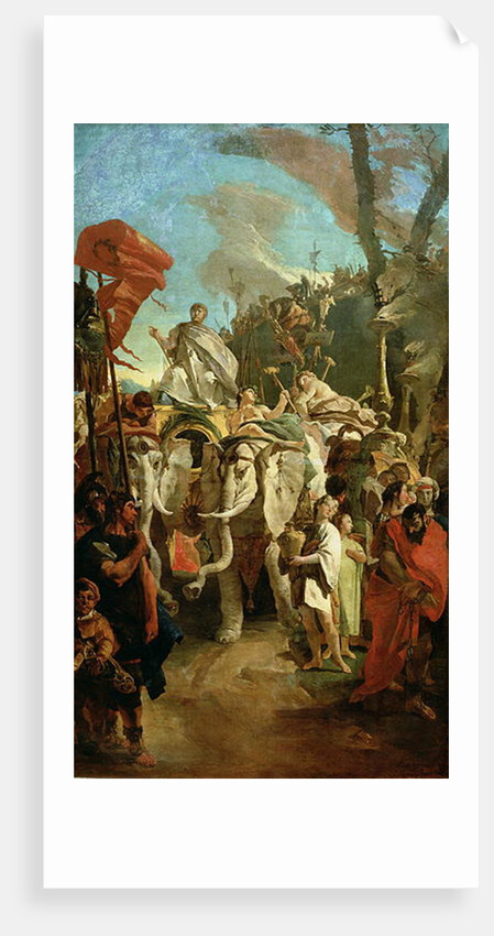 The Triumph of the Commander Manius Curius Dentatus, 1725-30 by Giovanni Battista Tiepolo