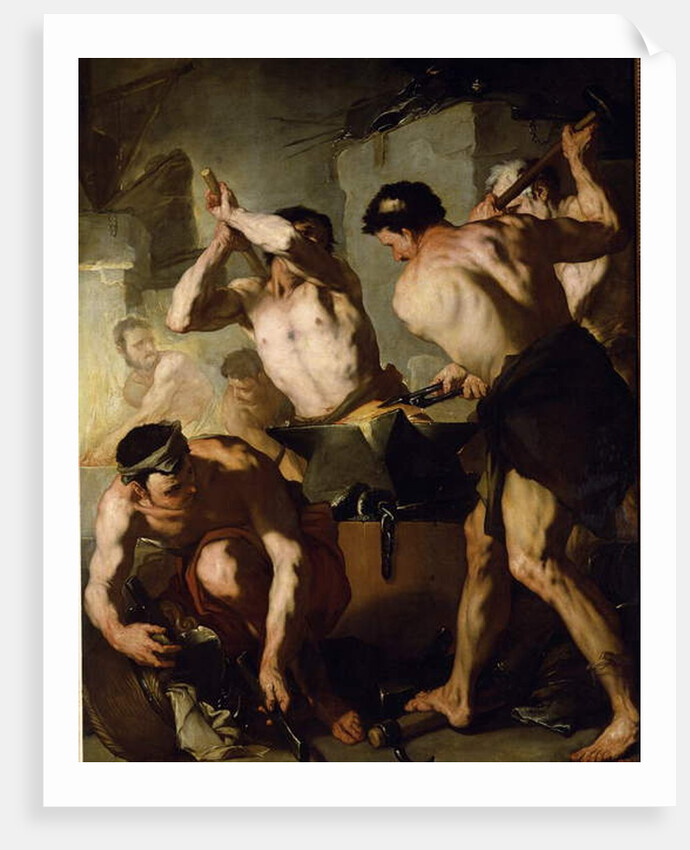 Vulcan's Forge, c.1660 by Luca Giordano