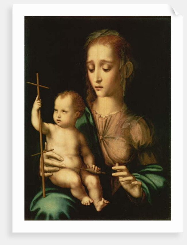 Madonna and Child with a Distaff, 1570s by Luis de Morales