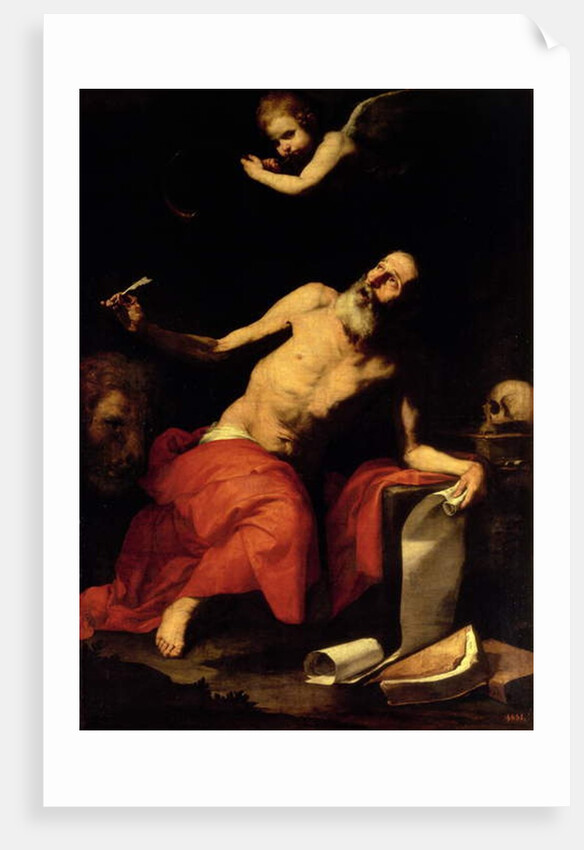St. Jerome Hears the Last Trumpet, 1626 by Jusepe de Ribera