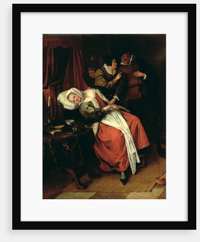 The Patient and the Doctor, 1660s by Jan Havicksz. Steen