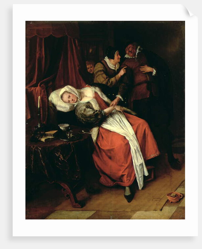 The Patient and the Doctor, 1660s by Jan Havicksz. Steen