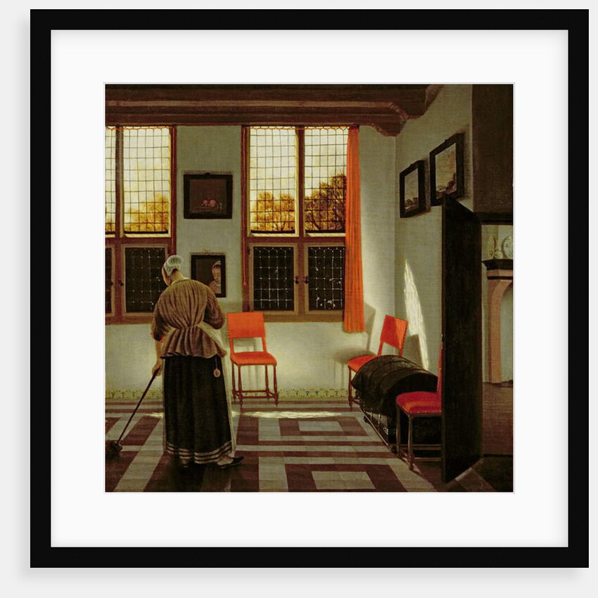 A Dutch Interior, 1665-70 by Pieter Janssens