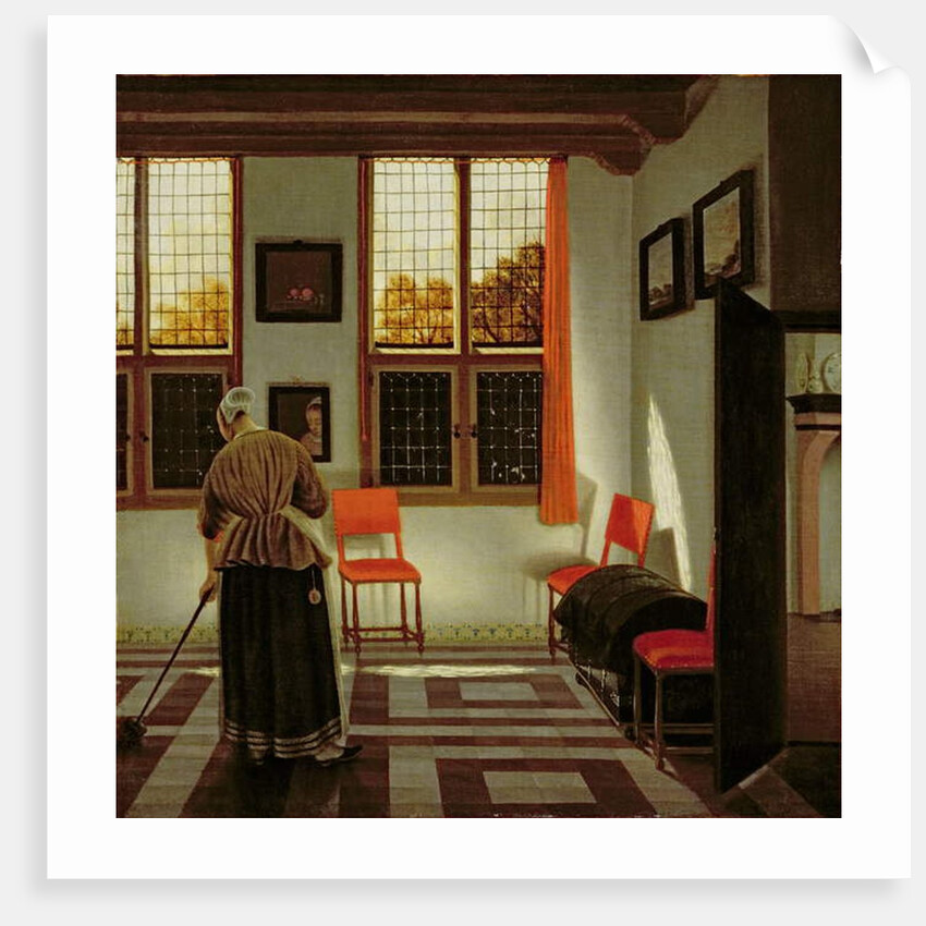 A Dutch Interior, 1665-70 by Pieter Janssens