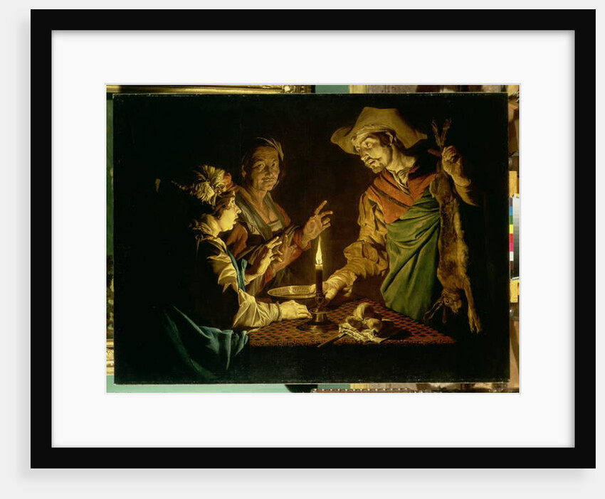 Esau and Jacob, 1640s by Matthias (c.1600-p.1650) Stomer