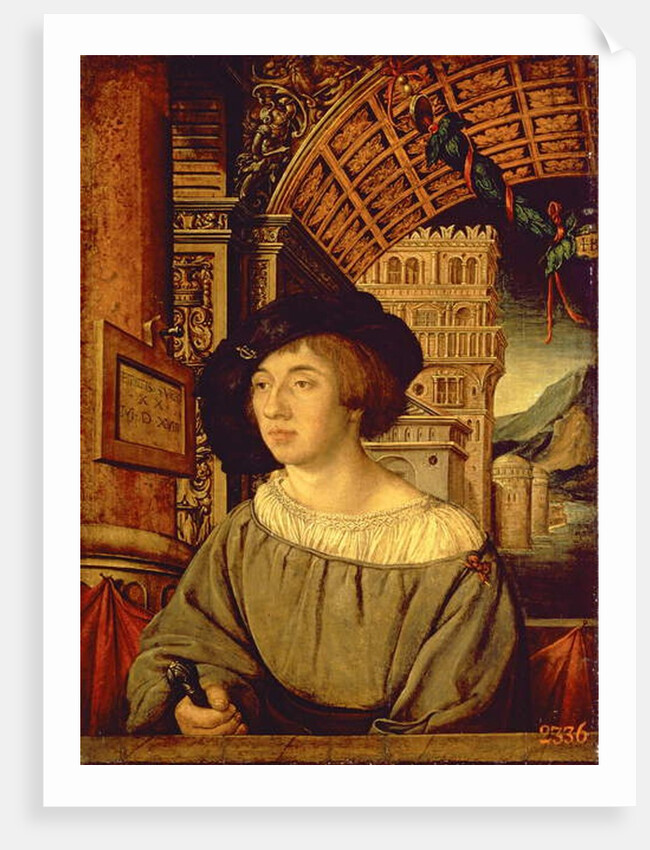 Portrait of a Young Man, 1518 by Ambrosius Holbein