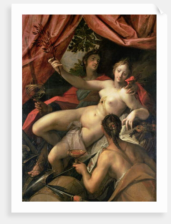 Allegory of Peace, Art and Abundance, 1602 by Johann or Hans von Aachen