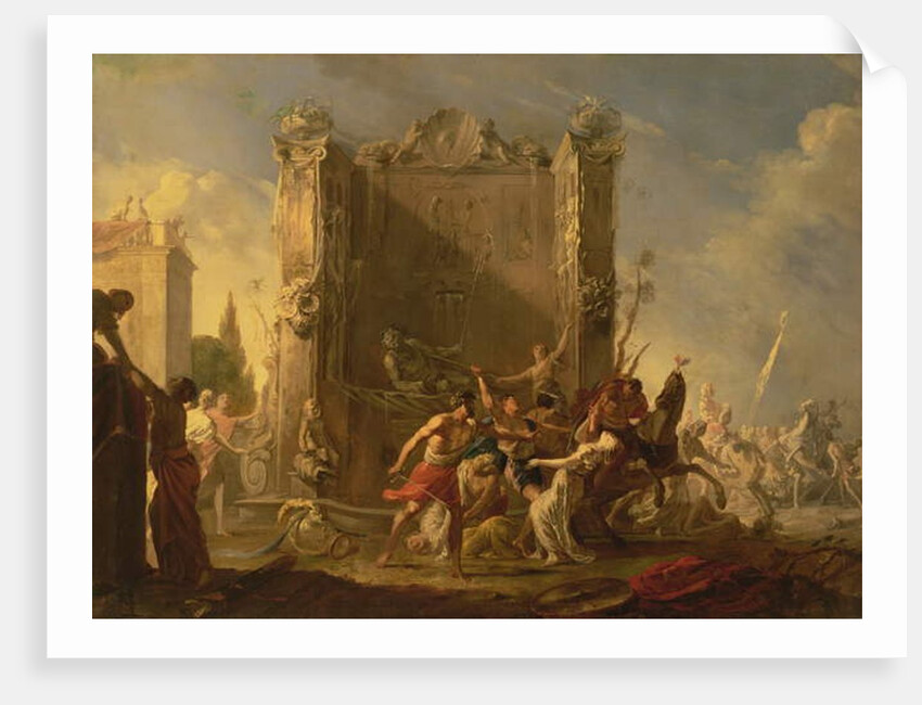 The Rape of the Sabine Women by Johann Heinrich Schonfeldt