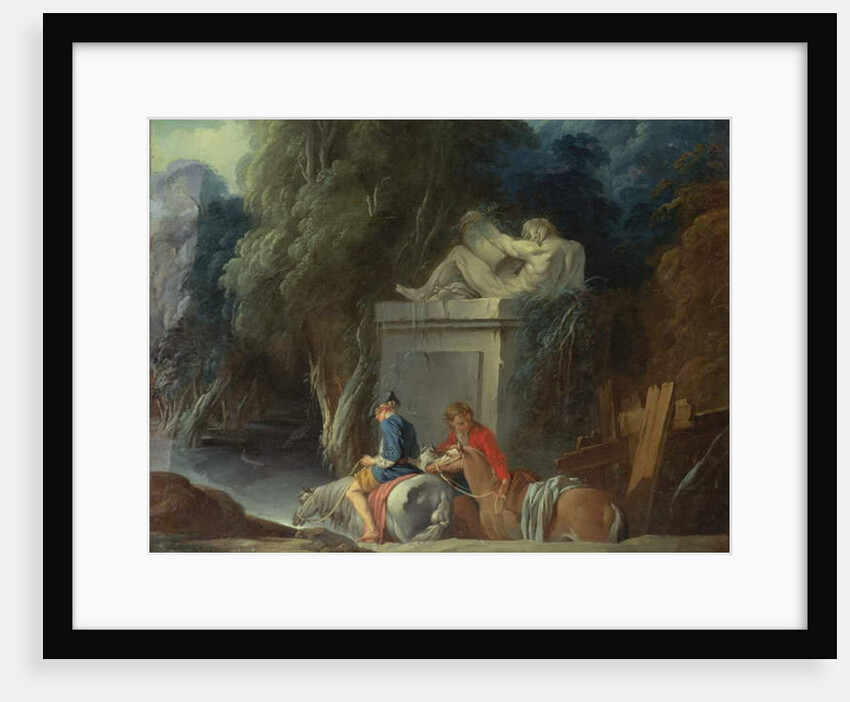 Crossing the Ford, late 1730s by Francois Boucher