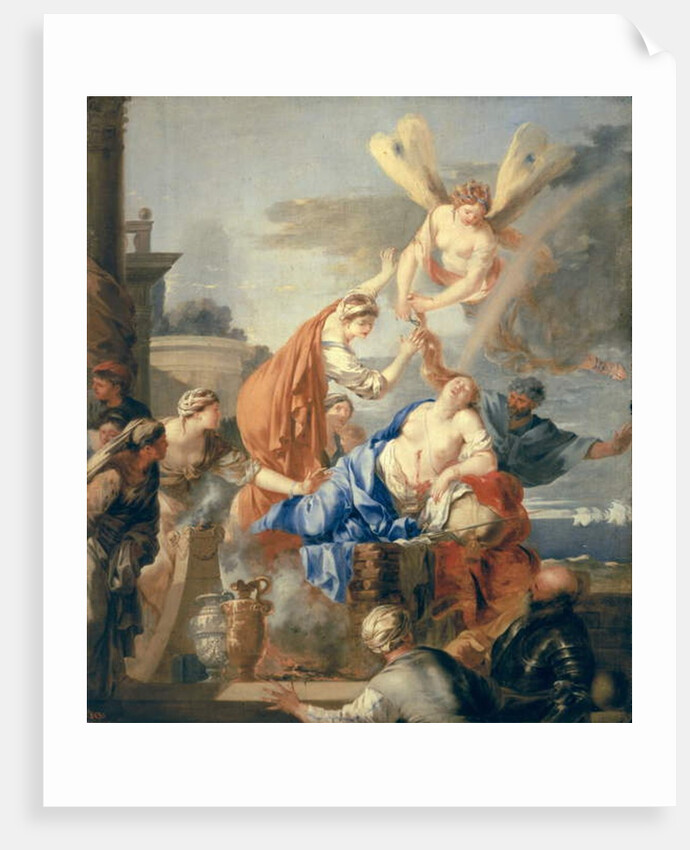 The Death of Dido, late 1630s by Sebastien Bourdon