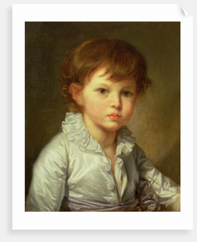 Portrait of Count Stroganov as a Child, 1778 by Jean Baptiste Greuze