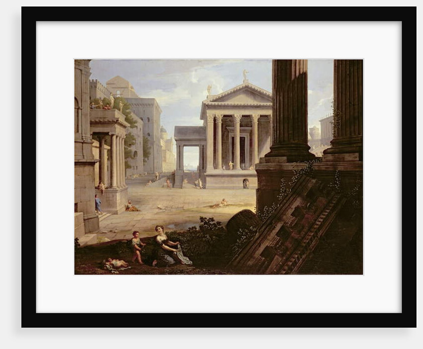 Square in an Ancient City, late 1630s by Jean Lemaire