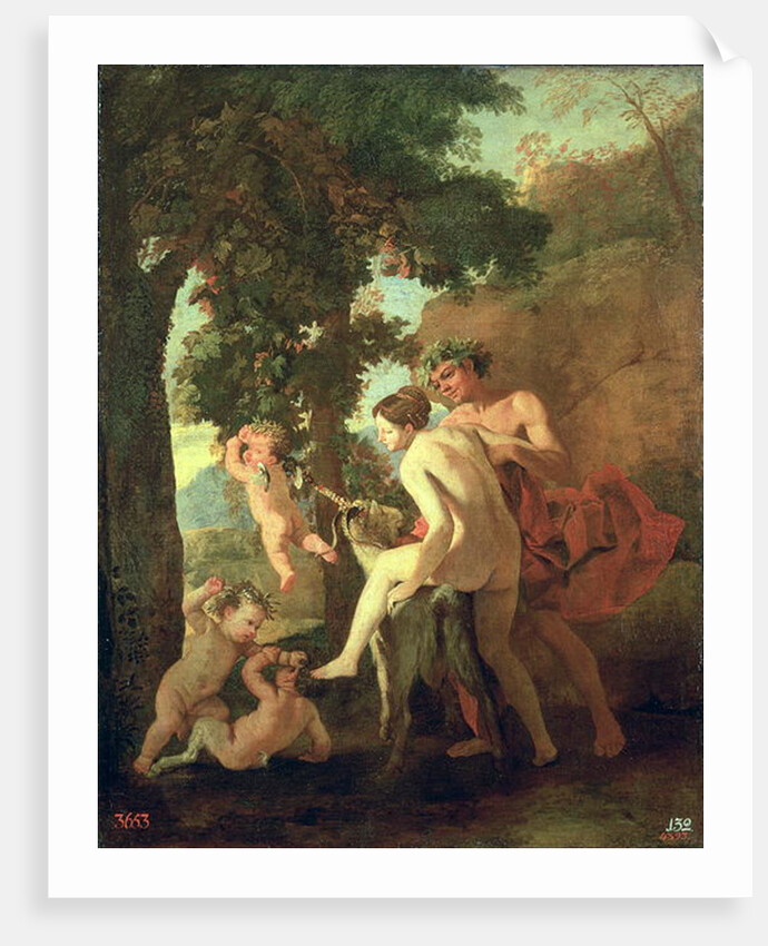 Venus, Faun and Putti, early 1630s by Nicolas Poussin