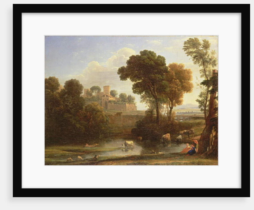 Italian Landscape, 1648 by Claude Lorrain