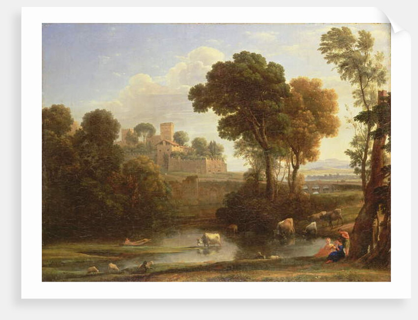 Italian Landscape, 1648 by Claude Lorrain