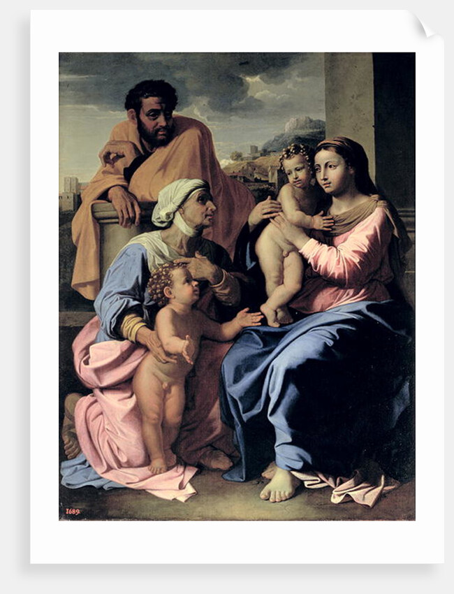 The Holy Family with St. Elizabeth and John the Baptist, 1655 by Nicolas Poussin