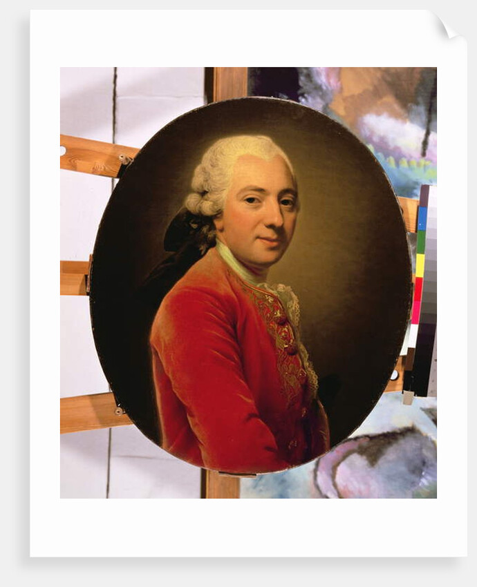 Portrait of a Man in a Red Caftan, 1764 by Alexander Roslin