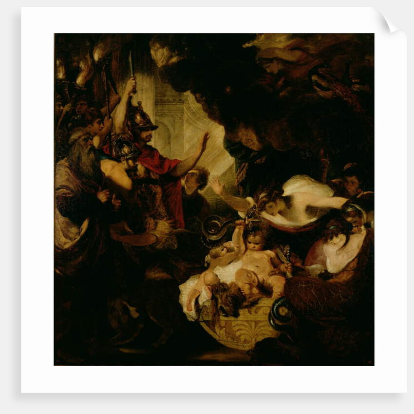 The Infant Hercules Strangling the Serpents, 1786-8 by Joshua Reynolds
