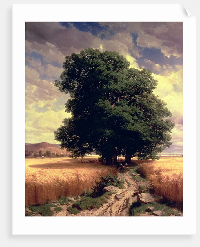 Landscape with Oaks, 1859 by Alexandre Calame