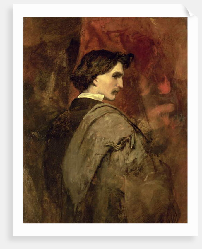 Self Portrait, c.1860 by Anselm Feuerbach