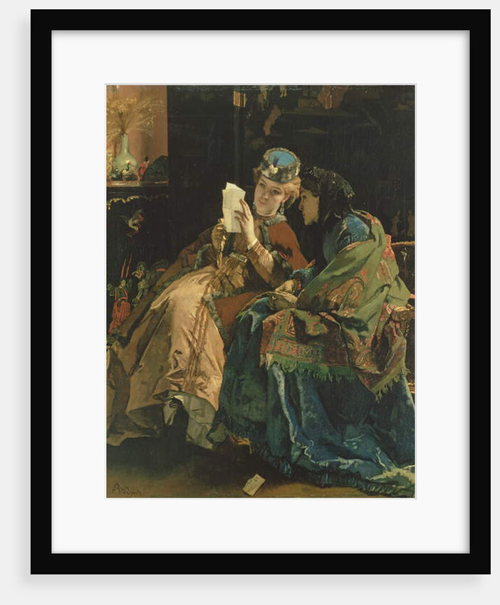 Reading the Letter by Alfred Emile Stevens