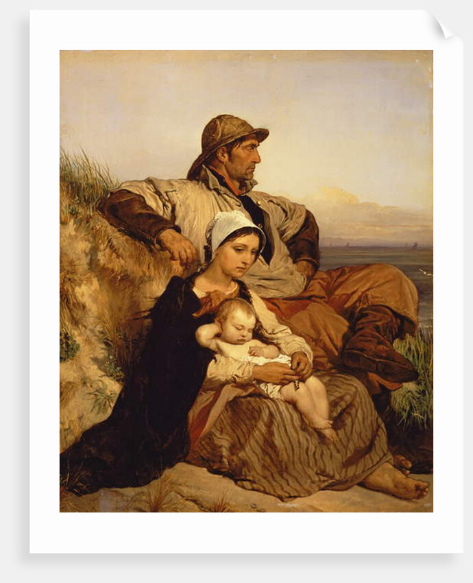 The Fisherman's Family, 1848 by Louis Gallait