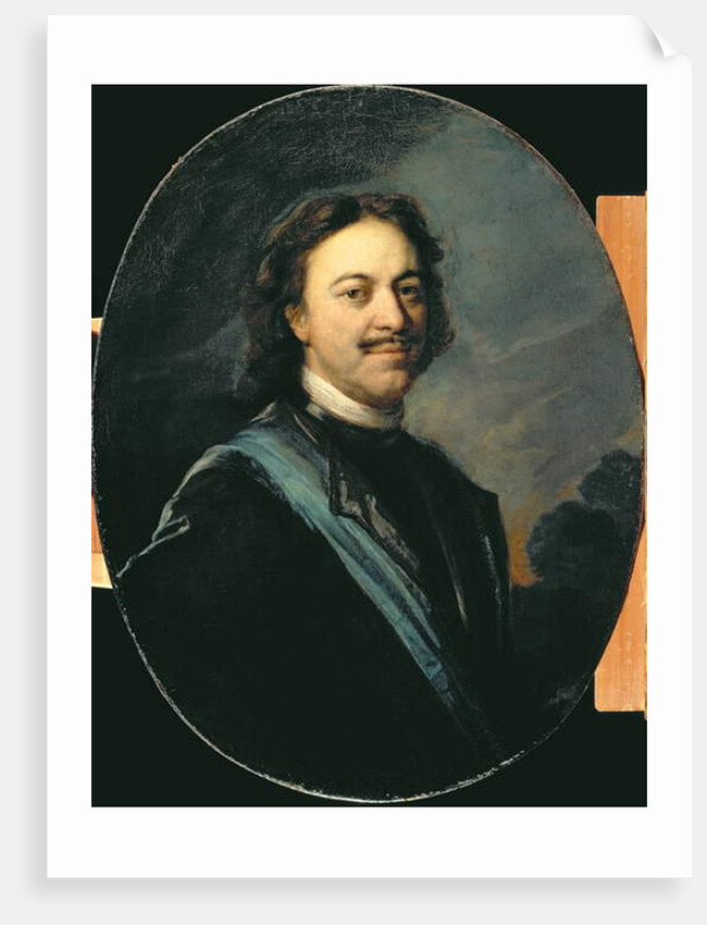 Portrait of Peter I, after 1725 by Andrei Matveyev