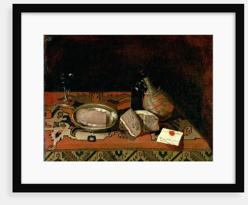 Still Life with a Carpet Tablecloth, c.1730 by School Russian