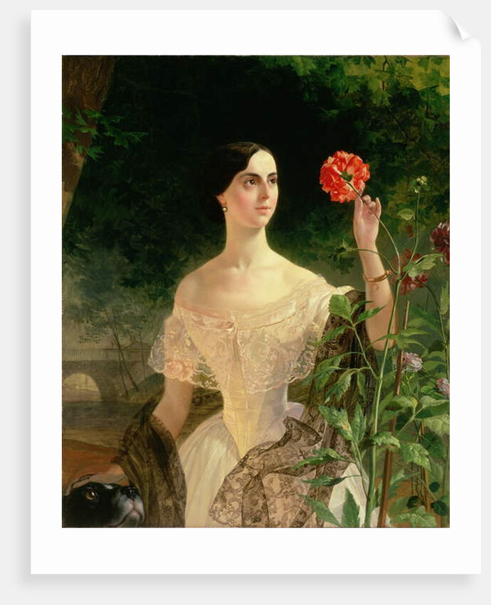 Portrait of Sofia Andreyevna Shuvalova, 1849 by Karl Pavlovich Bryullov