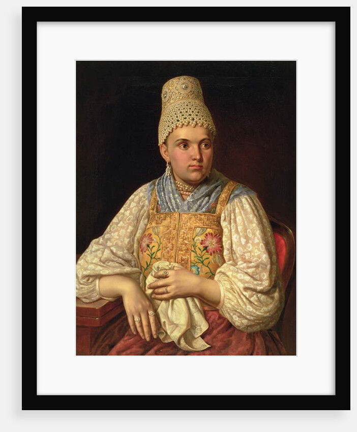 Portrait of Anna Petrovna Filatova, c.1840 by Russian School