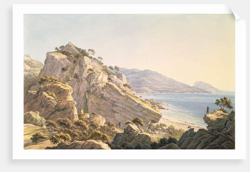 View of the Crimean coast near Oreanda, 1834 by Nikanor Grigor'evich Chernetsov