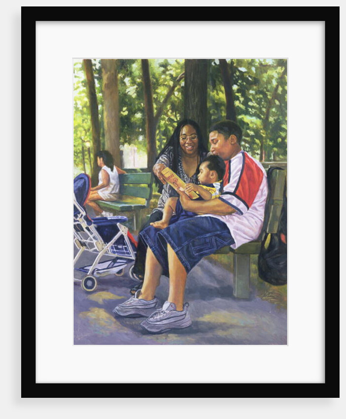 Family in the Park, 1999 by Colin Bootman