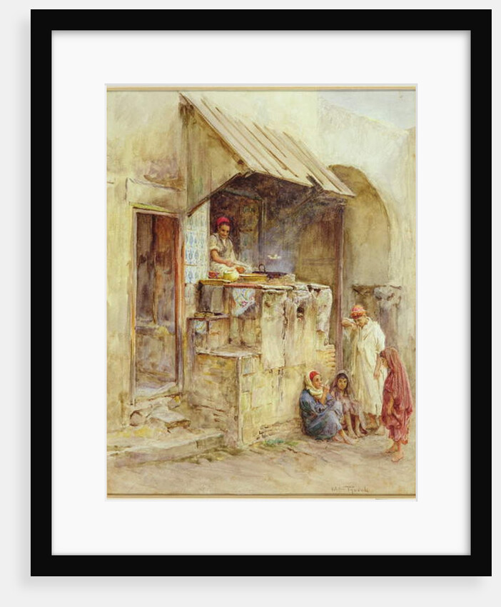 A Cookshop at Kairouan, Tunis, 1881 by Walter Frederick Roofe Tyndale