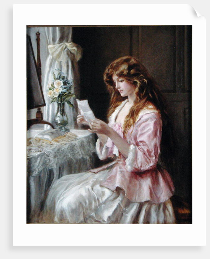 The Love Letter, 1904 by Nina Hardy