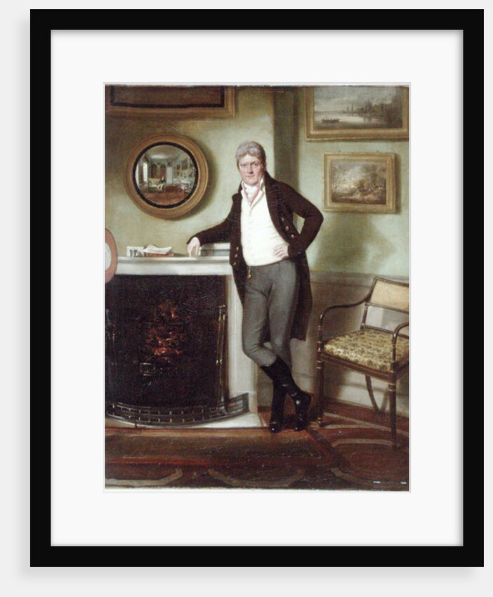 Portrait of George Henckell in his Study, c.1800 by English School