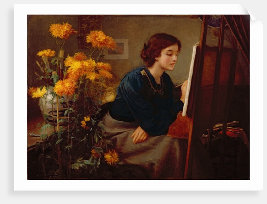 At the Easel by James N. Lee