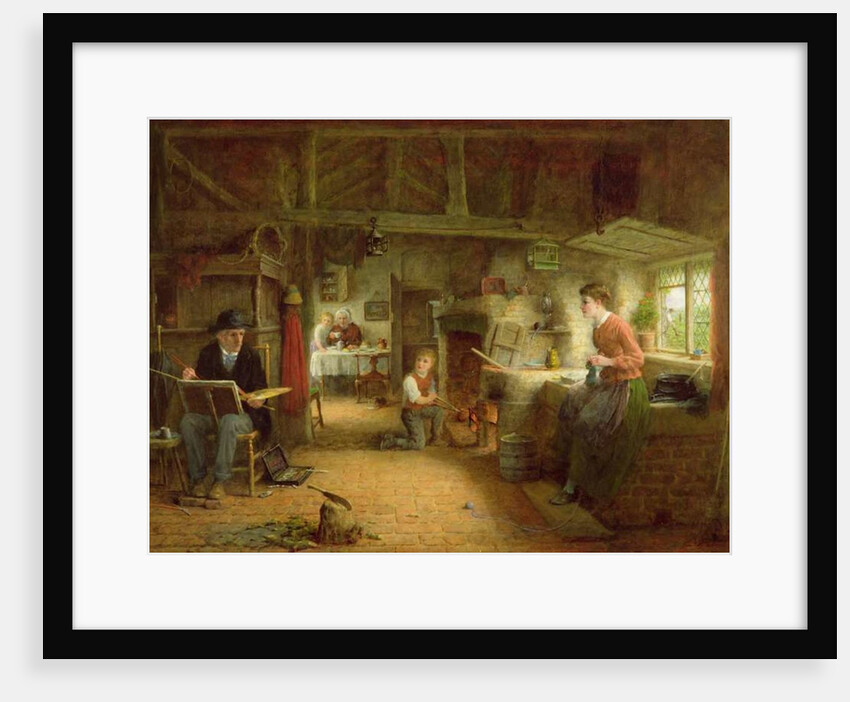 The Artist's Visit by Frederick Daniel Hardy