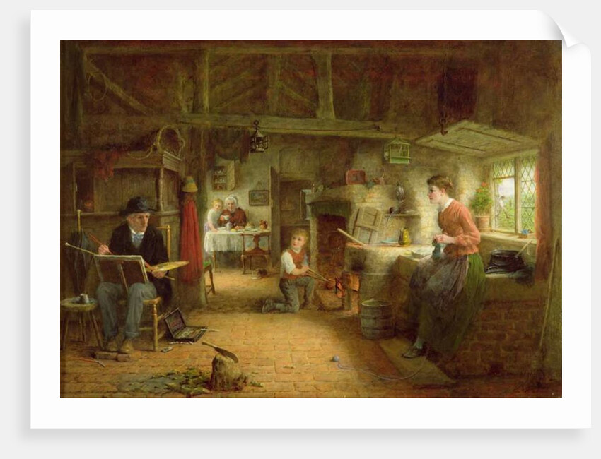 The Artist's Visit by Frederick Daniel Hardy