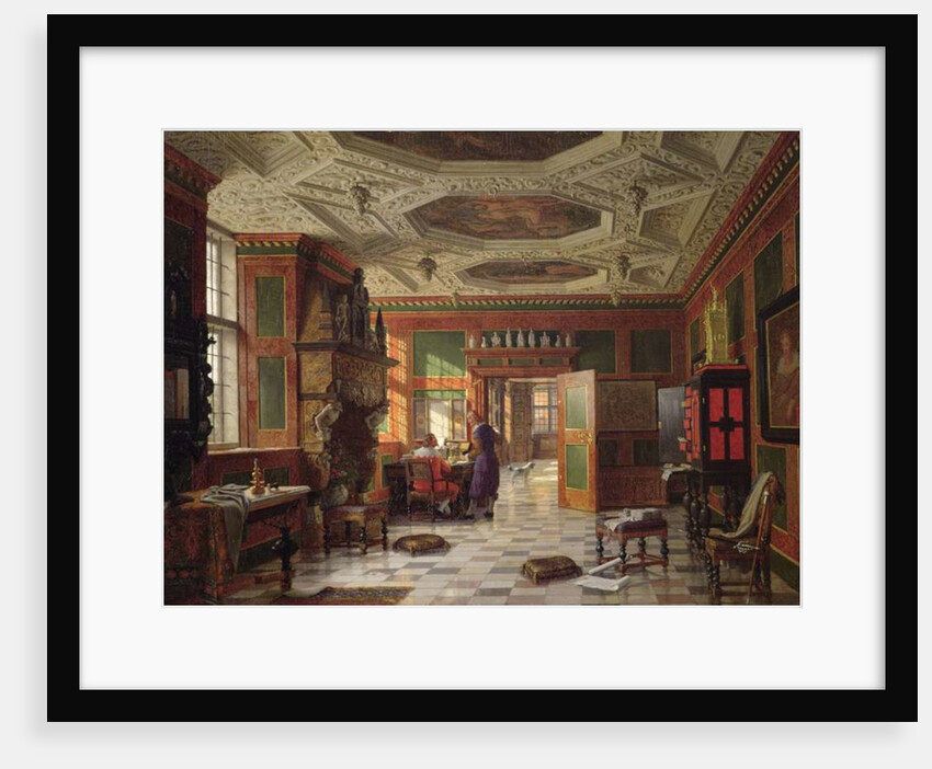 Interior of the Rosenburg Palace, Copenhagen by Heinrich Hansen