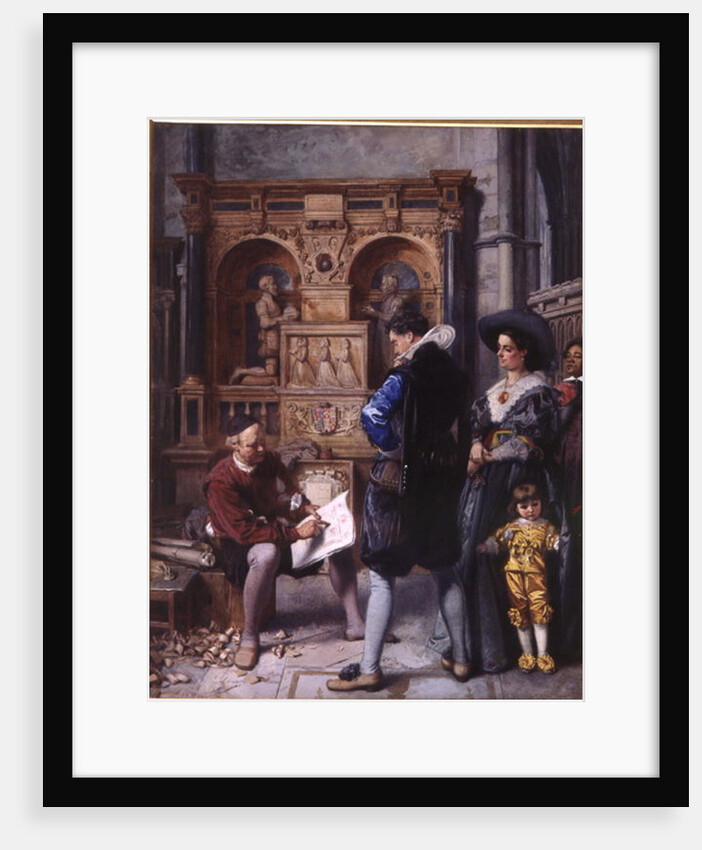 A Meeting with the Architect, 1866 by Edward Killingworth Johnson