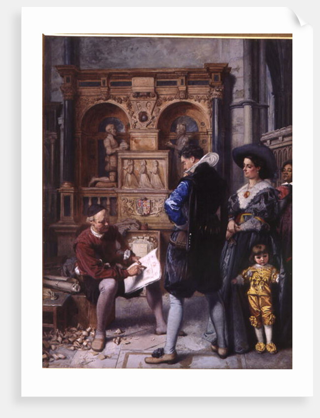 A Meeting with the Architect, 1866 by Edward Killingworth Johnson