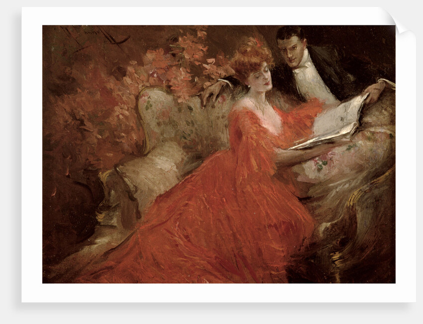 Flirtation, 1910 by Reginald Pannett