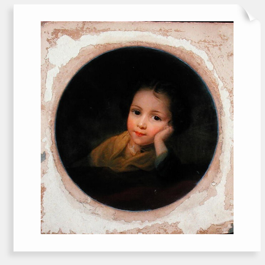 Study of a Child, c.1850 by English School