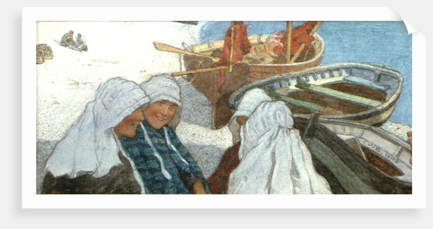 Breton Fishergirls by Charles William Bartlett