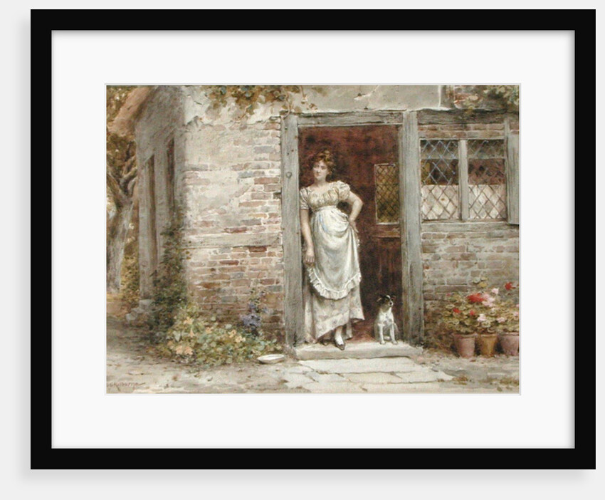 Waiting for the Post by George Goodwin Kilburne