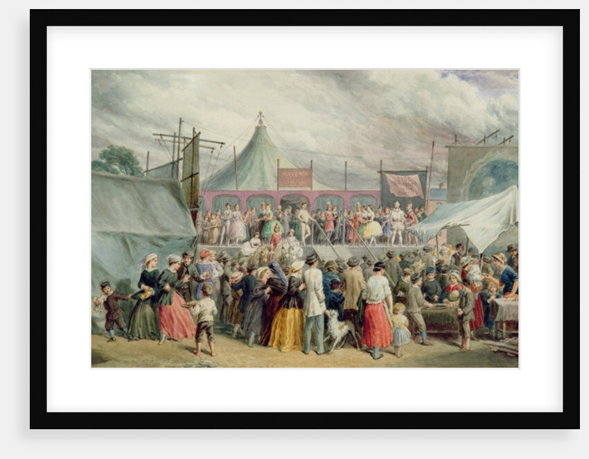 A visit to the circus, c.1885 by Alfred Hunt