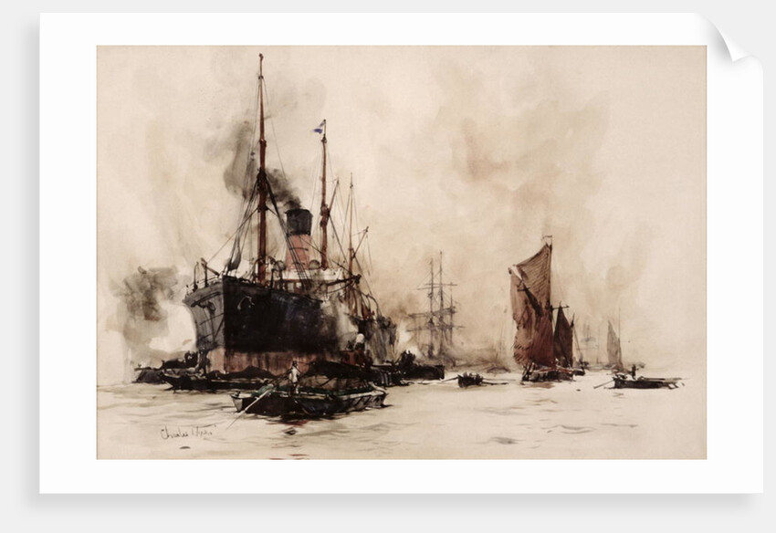 Coal Bunkering by Charles Edward Dixon